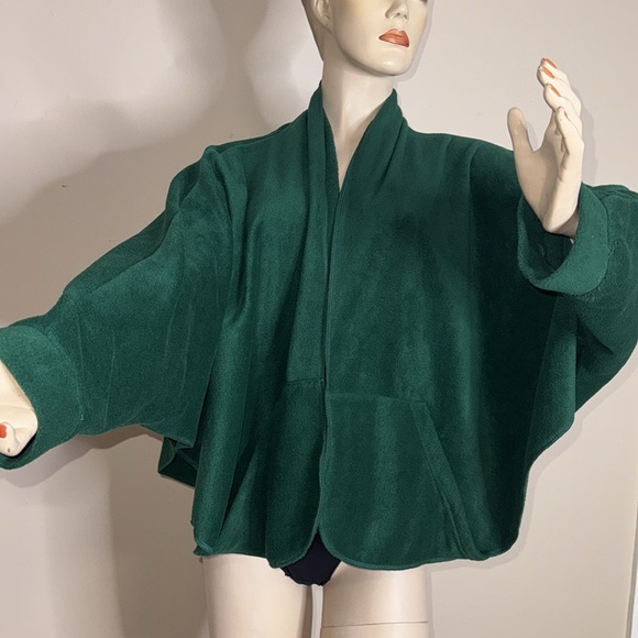 35 Degree Below Green Fleece Open Cardigan - Picture 10 of 14